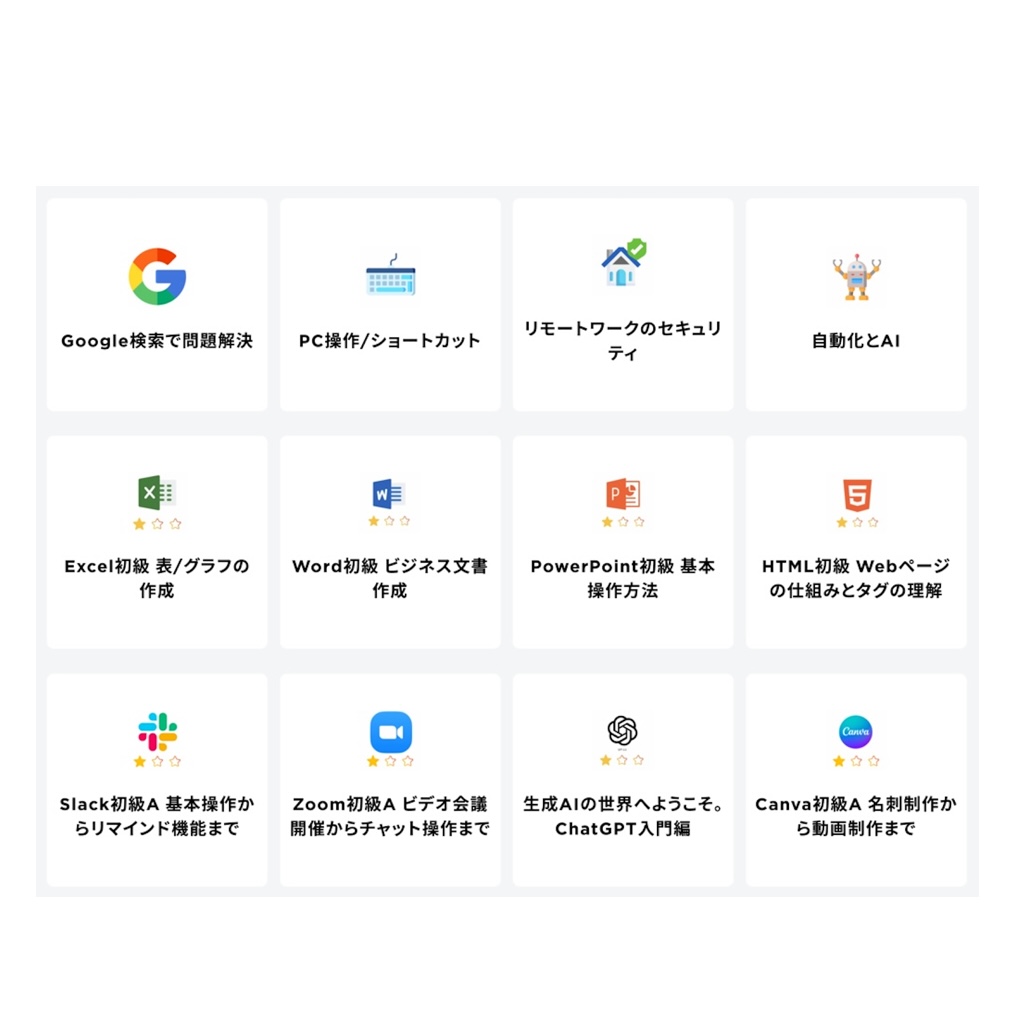 IT基礎から生成AIまでの学習パスイメージ
